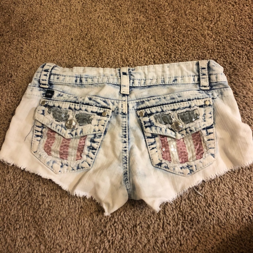 Rue 21 Flag Jean Shorts